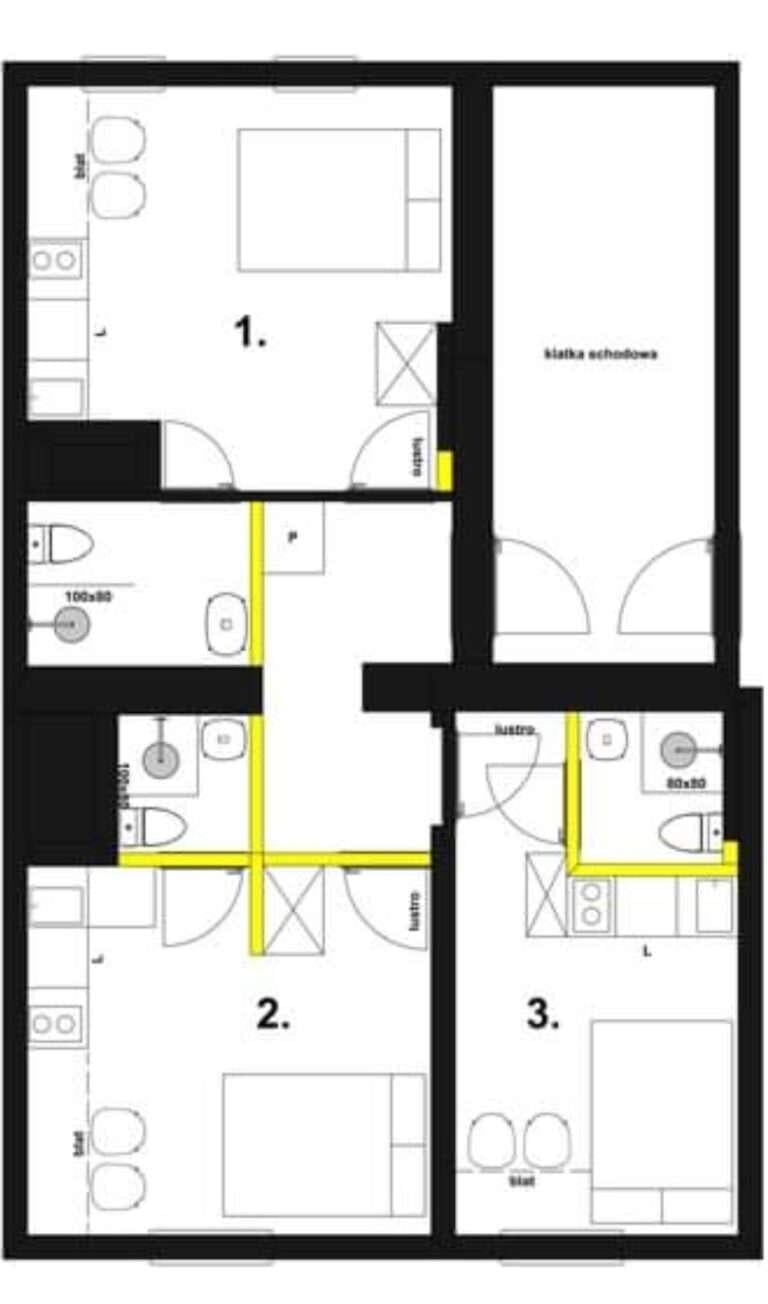 Zestaw 3 kawalerek w sercu miasta - ul. Królowej Jadwigi, Centrum