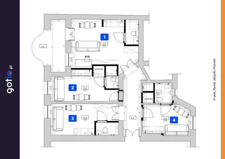Pakiet 4 kawalerek na Jeżycach - doskonały zwrot z inwestycji